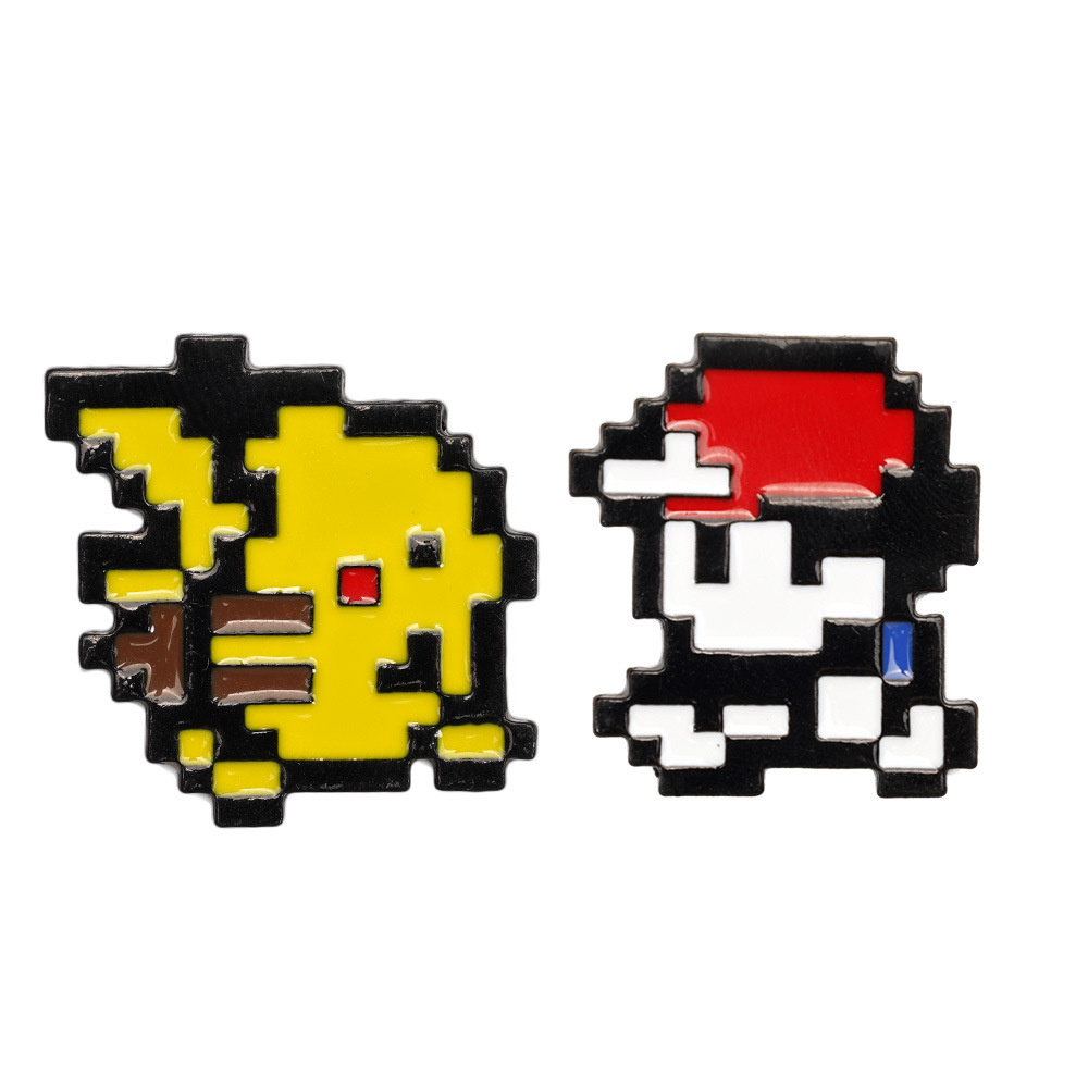 2pcs Retro Game 8-bit Pixel Po - Retro Gaming Pokemon ulasan dan harga