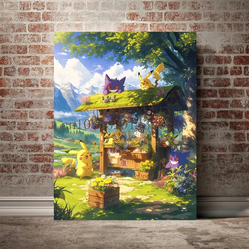 Pokemon Retro Cartoon Poster P - Retro Gaming Pokemon ulasan dan harga
